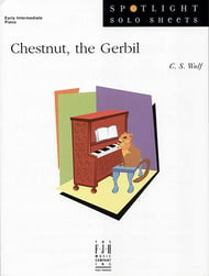 Chestnut the Gerbil piano sheet music cover